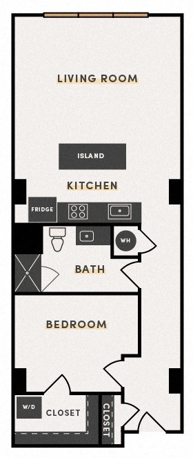 a floor plan of a small apartment